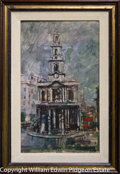 [St Mary-le-Strand Church, London 1956]