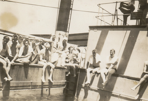 Swimming pool, SS Monterey; 18 Nov 1937